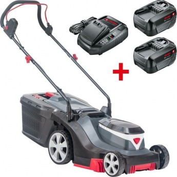 Газонокосилка аккумуляторная AL-KO Easy 3.82 Li, с 2 аккумуляторами 18 V и ЗУ